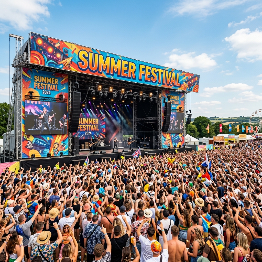 Summer Festival Banner